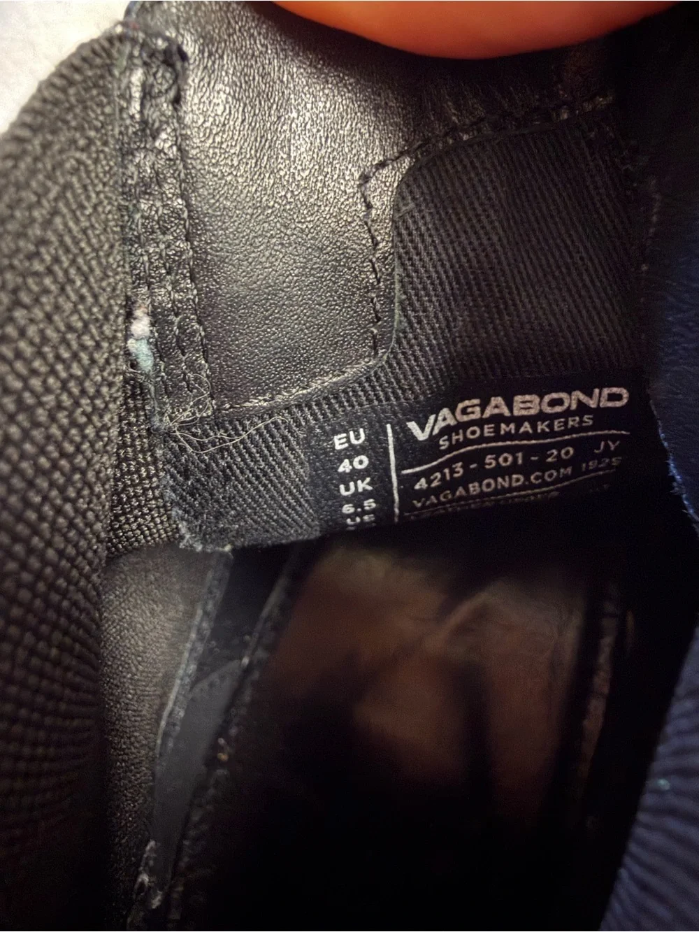 Vagabond Black Leather Marja Chelsea Boots